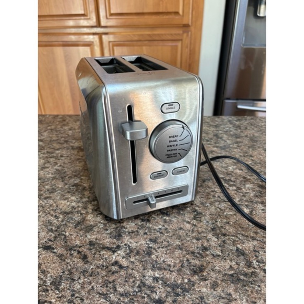 Cuisinart custom select CPT-620‎ silver brushed nickel finish toaster